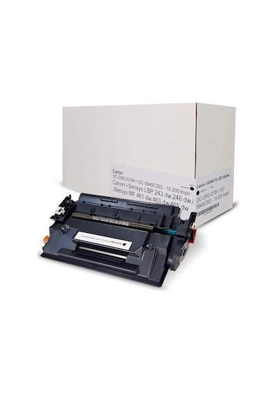 Baskistan Canon İ-sensys Lbp246dw Lbp246 Crg-070h Siyah Uyumlu Toner Çipsiz