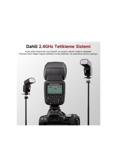G60 Fk580g-n Gn60 Ttl Hss Nikon Uyumlu Speedlite Flaş - Tf-ls-068df-ny-pl