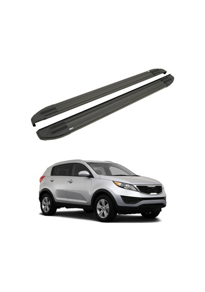 Kia Sportage Sl 2010-2015 Yan Basamak Brillant Siyah