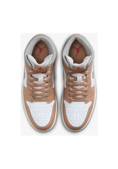Nike Air Jordan 1 Mid Erkek Basketbol Ayakkabısı Çok Renkli - 935471063 Çok Renkli