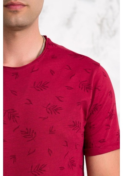 Slimfit Baskılı Pamuklu Erkek Penye T-Shirt (547973477)