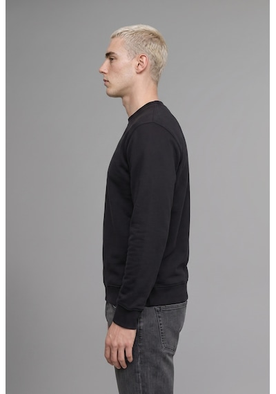 Defacto Boxy Fıt Bisiklet Yaka Baskılı Sweatshirt X8282az26aubk81 Siyah-bk81