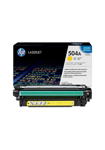 Hp 504A-Ce252A Sarı Toner Cm3530 (7.000 Sayfa)