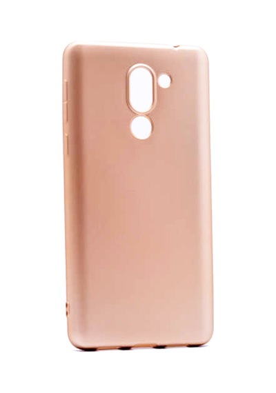 Zore Gr5 2017/ Honor 6x İle Uyumlu Premier Silikon Kılıf Gold Gold
