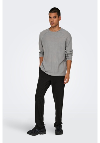 Only & Sons Erkek Onsmark Regular Fit Chino Pantolon 22033199 Siyah Siyah