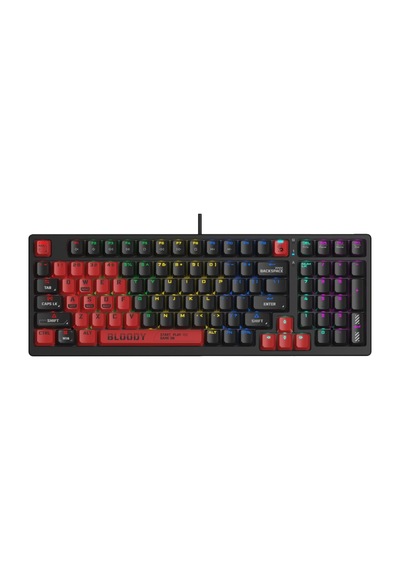 A4tech Bloody S98 Fıre Black Hot Swappable Kablolu Rgb Mekanik Gaming Klavye