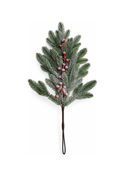 Yılbaşı Ağacı Süsü Karlı Kokinalı Çam Dalı 71 Cm Diğer