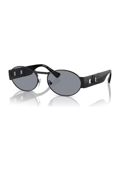 Versace 2264 1261/1 56 Unisex Oval Siyah Metal Güneş Gözlüğü