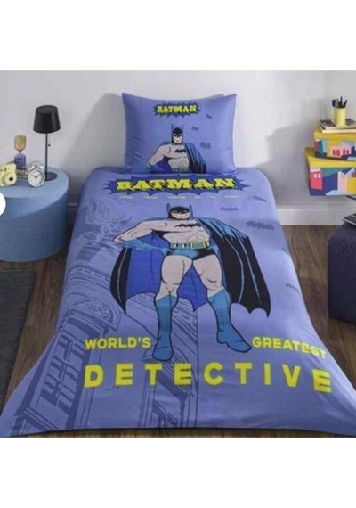 Lisanslı Batmantek Kişilik Nevresim Takımı Yeşil