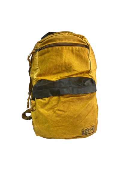 Old Cotton Cargo Kaliteli Vintage Salaş Disayn Günlük Sırt Gezi Okul Kamp Çantası 28cm X 45cm Camel