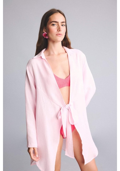 Defacto %100 Pamuk Regular Fıt Müslin Açık Pembe Plaj Elbisesi H8030ax26sppn648 Pembe-pn648 Defacto %100 Pamuk Regular Fıt Müslin Açık Pembe Plaj Elbisesi H8030ax26sppn648 Pembe-pn648