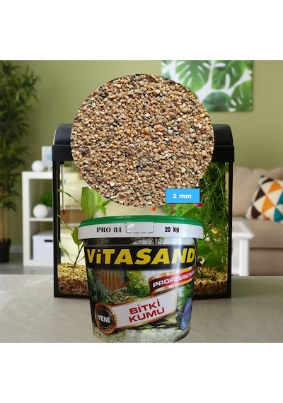 Pro-84 2mm Dere Kumu 20 Kg Akvaryum Ve Bitki Kumu