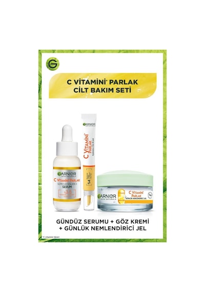 Garnier Süper Aydınlatıcı Serum 30 ML + Aydınlatıcı Göz Kremi 15 ML + Nemlendirici Krem 50 ML