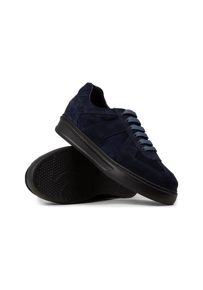 Deery Erkek Süet Lacivert Sneaker Ayakkabı - 02017mlcvp01 Lacivert