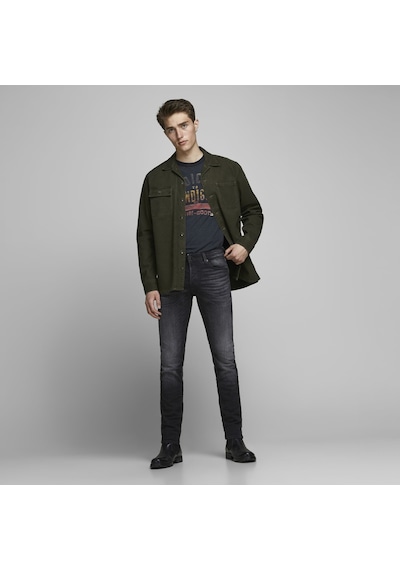 Jack & Jones Glenn 557 Slim Fit Jean 12162430 Black Denim Siyah