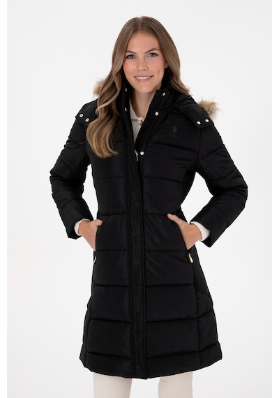 U.s. Polo Assn. Kadın Siyah Kaban 50308001-vr046 Siyah