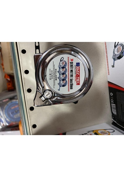 Bay-tec 4146 Şerit Metre Krom 5mtx19 MM