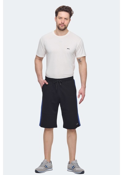 Slazenger Polona I Erkek Cepli Kapri Siyah Şort Siyah