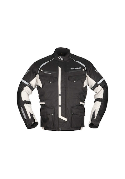 Modeka Tarex Waterproof Ceket Siyah Gri