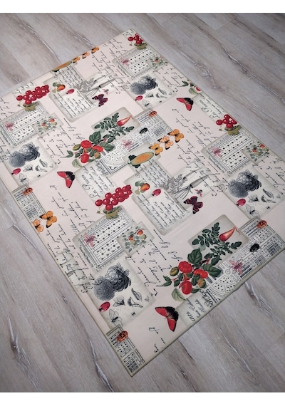 Yıkanabilir Kaymaz Halı D180 Mutfak Halısı 100X140 Cm