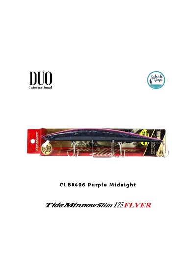 Duo Tide Minnow Slim 175 Flyer Clb0496 Purple Midnight