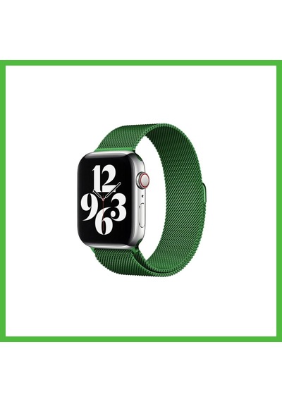 Vaveni Watch 38mm Uyumlu Metal Mıknatıslı Kordon - Yeşil Arz