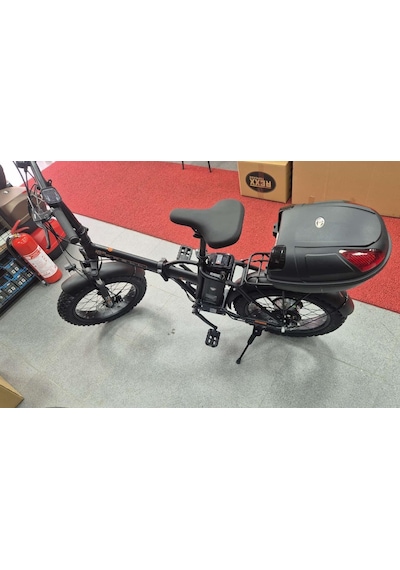 Motorsiklet Elektrikli Bisiklet Port Bagaj Kilitli Siyah Motorsiklet E-bike Kilitli Port Çanta 19 Litre Gri - Siyah