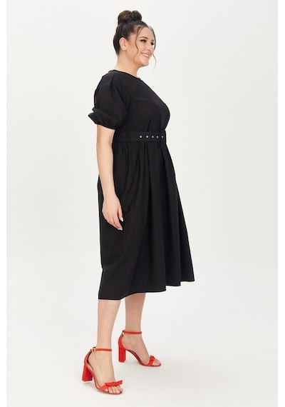Myline Kemerli Poplin Elbise (503181790)