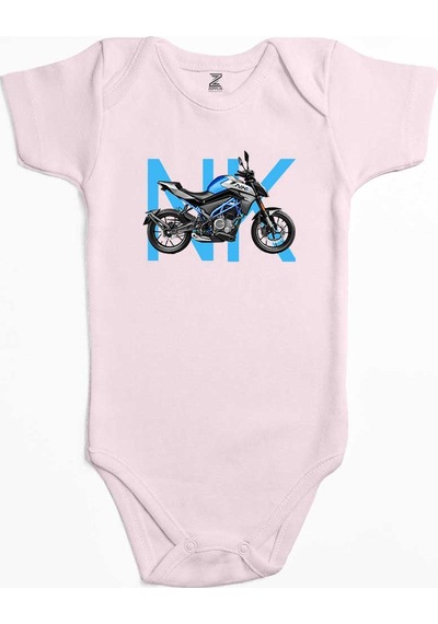 Zepplin Giyim Cfmoto 250nk Text Pembe Bebek Body Zıbın