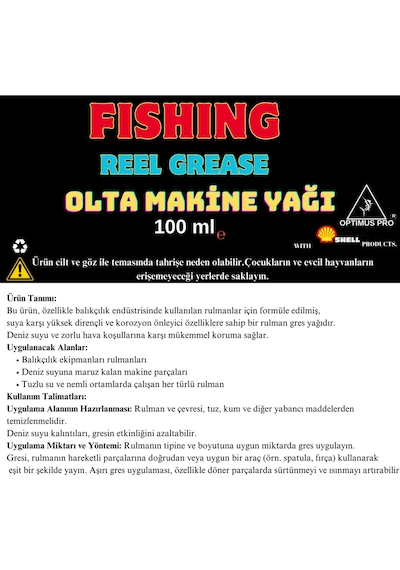 Olta Makine Yağı 100 Ml Rulman Yağı