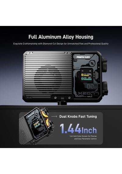 Photoolex X2077 Pro 80w Rgb Profesyonel Video Fotoğraf Led Panel Işık - Ls-123