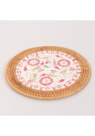 Rattan Çerçeveli 20 Cm. Nihale & Masa Veya Duvar Dekoru Diğer