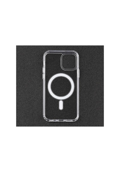 Apple iPhone Uyumlu   11 Magesafe Wireless Kılıf Köşe Korumalı Darbe Emici Şeffaf Sert Silikon R2569:no:11 Şeffaf