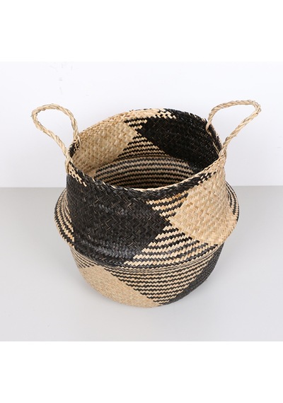 Abanoz 40x40 Cm. Xl Deniz Sazı Katlanabilir Sepet Mix