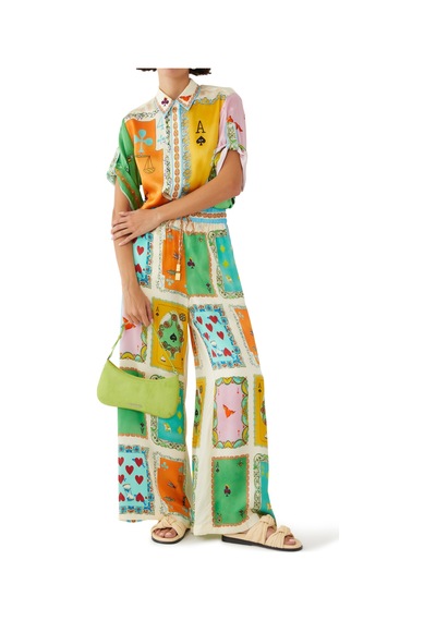 Alemais Rahat Ve Şık Pantolon Multi Colour