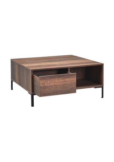 Kare Orta Sehpa - Koyu Ceviz Oslo Ceviz 90x42x90 Cm Gxyxd