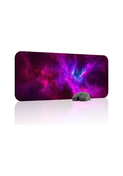 Galaksi Kaymaz Dikişli Kauçuk Oyuncu Mousepad V5 - 70x30 Xl Gaming Mouse Pad Fare Altlığı