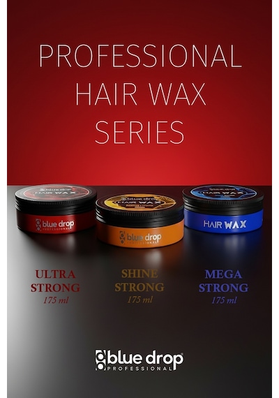 Blue Drop Professional Hair Wax Shine Strong 175 ML
