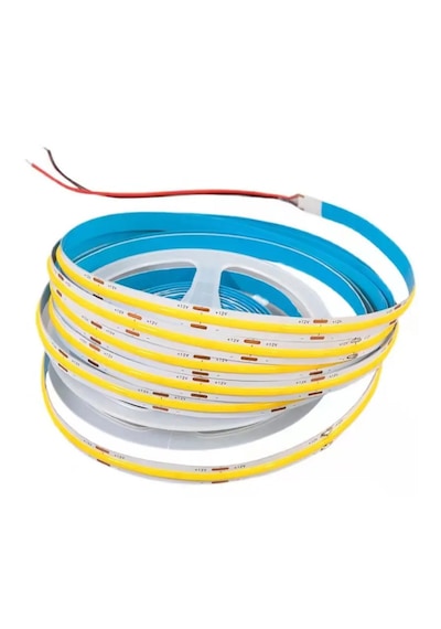 Forlife 320 Ledli 12 Volt İç Mekan Cob Şerit Led 5 Metre + Beyaz