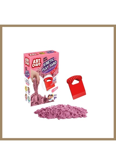 Bezos 03688 Nessiworld Aksesuarlı Pembe Kinetik Oyun Kumu 500 Gr 22