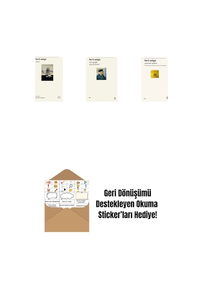 Cahil Ciltli + Van Gogh - Yüz Yıl Sonra + Yazmak Eylemi + Okuma Sticker'ları
