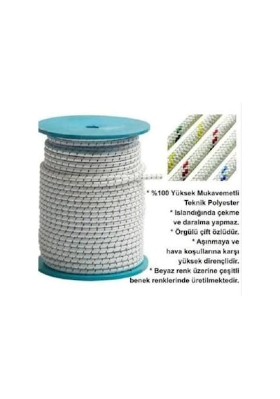 Würh İskota Halat 10 Mm 25 M Salıncak İpi Gemici Halatı