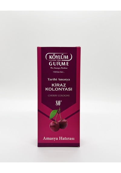 Köylüm Gurme Tarihi Amasya Kiraz Kolonyası 80 Cam Şişe 200 Ml