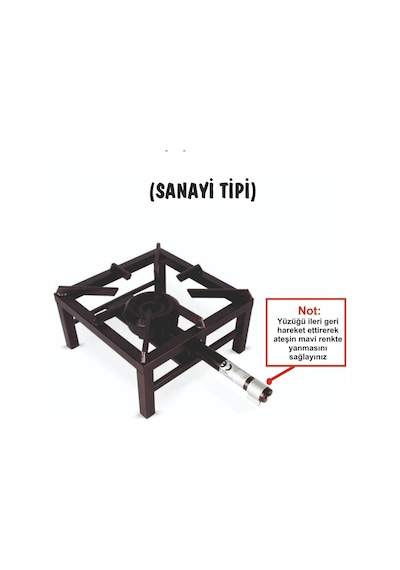 Canavar Volkan Ocak 33X33 Aşcı Ocağı Mutfak Tüpü Uyumlu Güryan