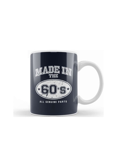 1960s Made In 60s All Genuine Parts Kupa Bardak Porselen Karışık