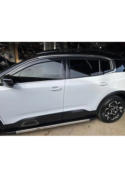 Sunplex Citroen C5 Aircross 2019+ Kromlu Cam Rüzgarlığı Paslanmaz Çelik Kromlu