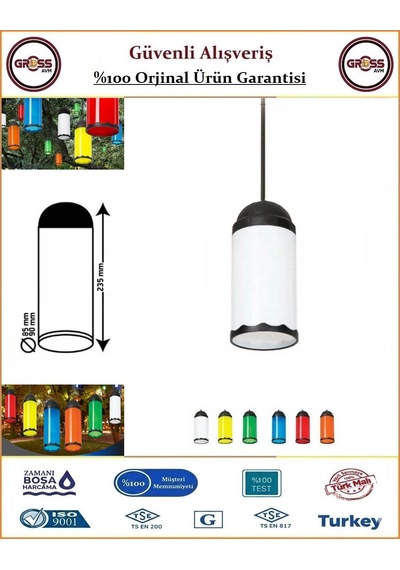 Zerpa Ağaç Feneri - Plastik - Su Geçirmez - Beyaz