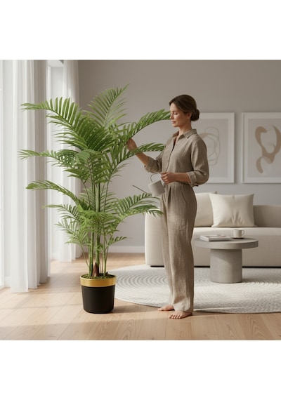 Yapay Ağaç 150 Cm 11 Dal 3 Gövde Areka Yeşil