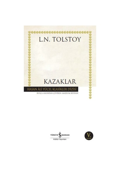 Kazaklar - Hasan Ali Yücel Klasikleri - Ezjı-673249