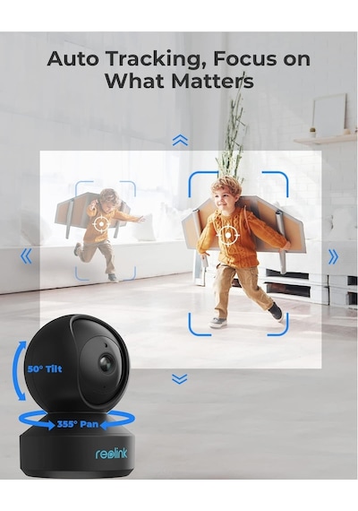 Reolink E1 Pro İç Mekan Güvenlik Kamerası, 2,4/5 Ghz Wi-fi, 4mp Hd Eklentisi